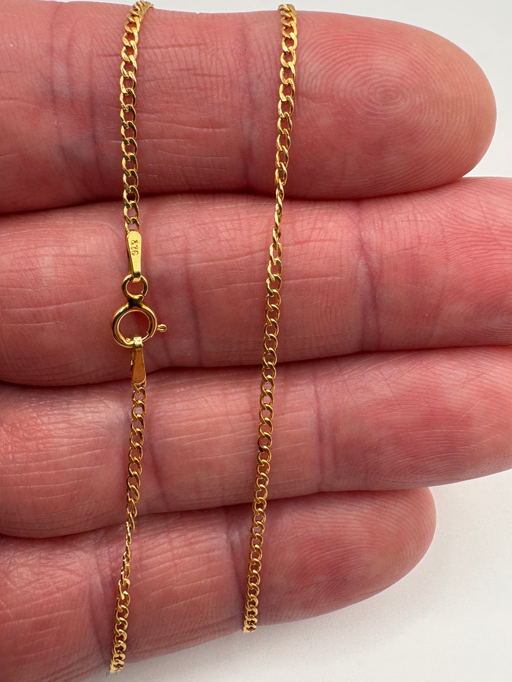 9ct gold 16 inch chain (9)