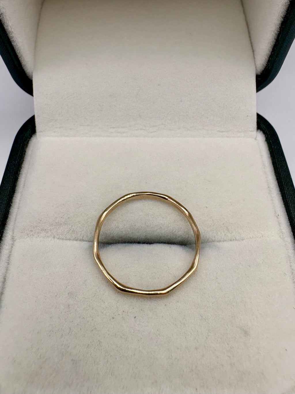 9ct gold vintage stacker ring