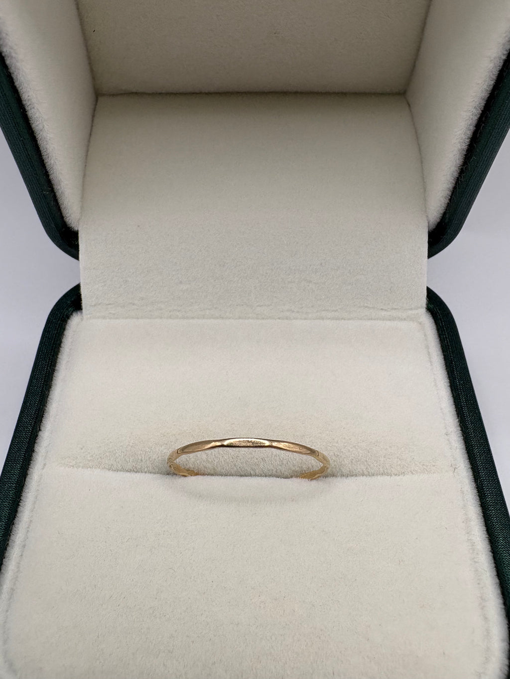 9ct gold vintage stacking band