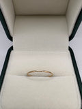 9ct gold vintage stacking band
