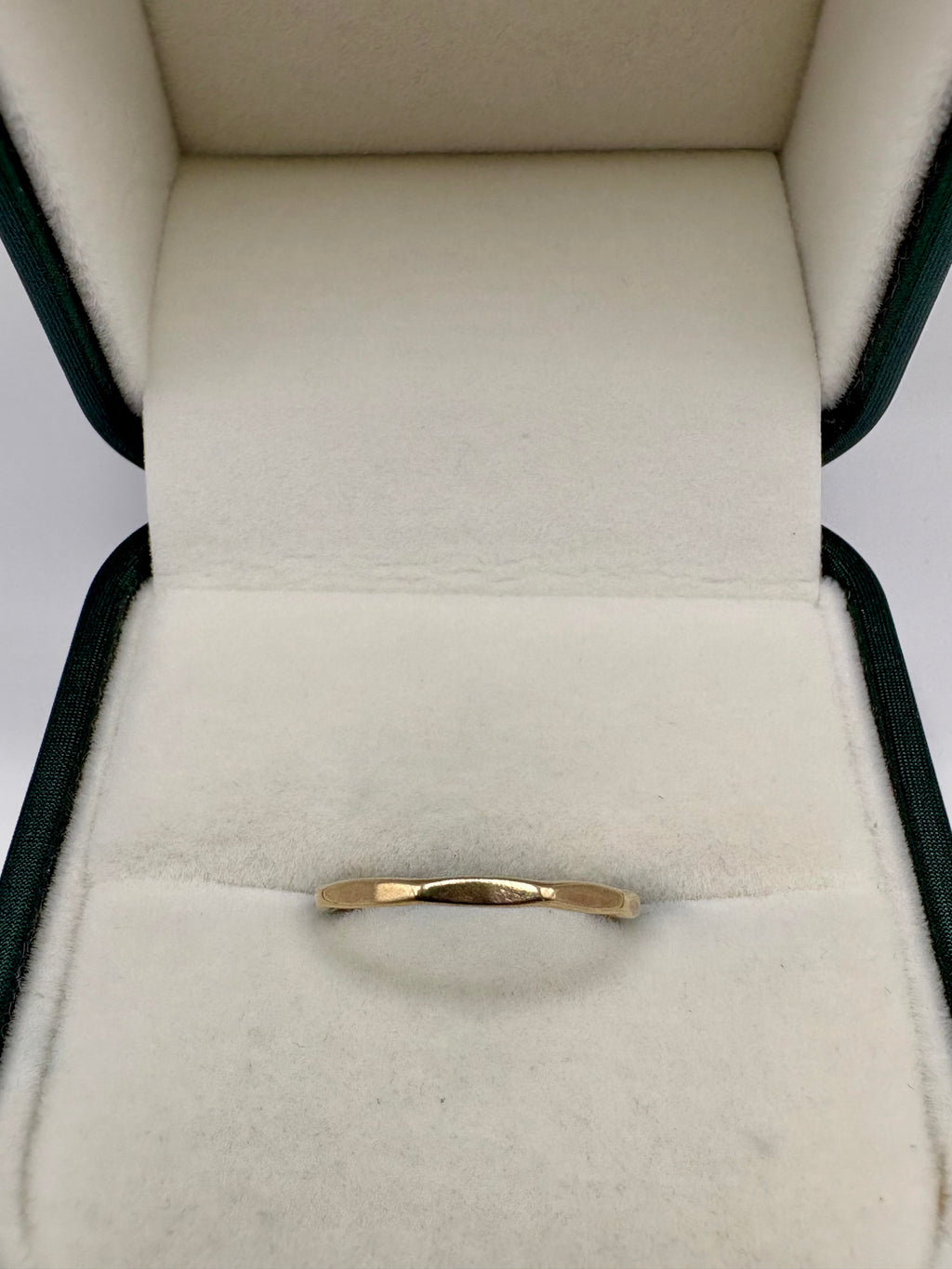 9ct gold vintage stacker ring
