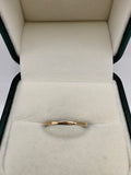 9ct gold vintage stacker ring