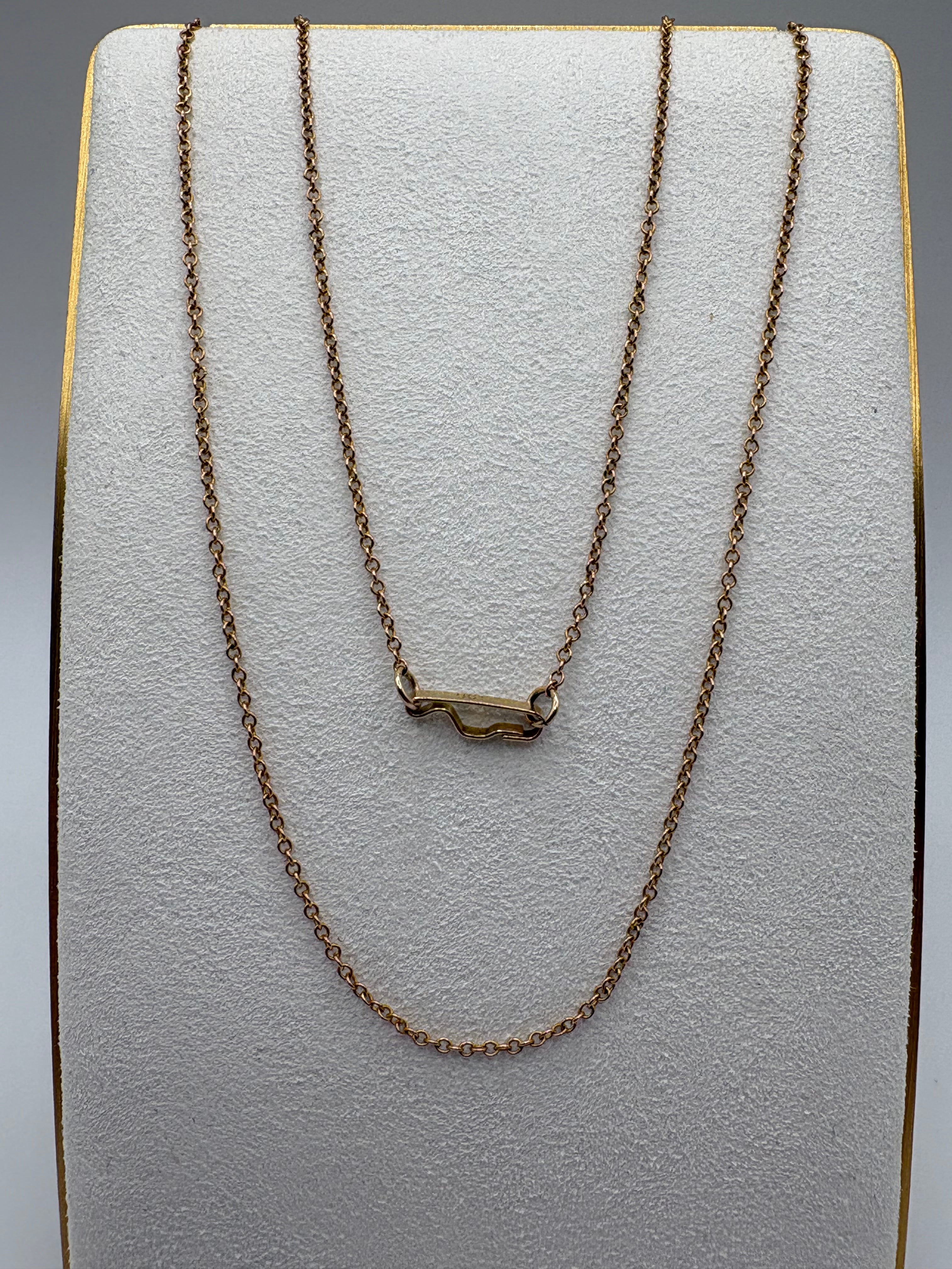 9ct gold 16inch chain (6)