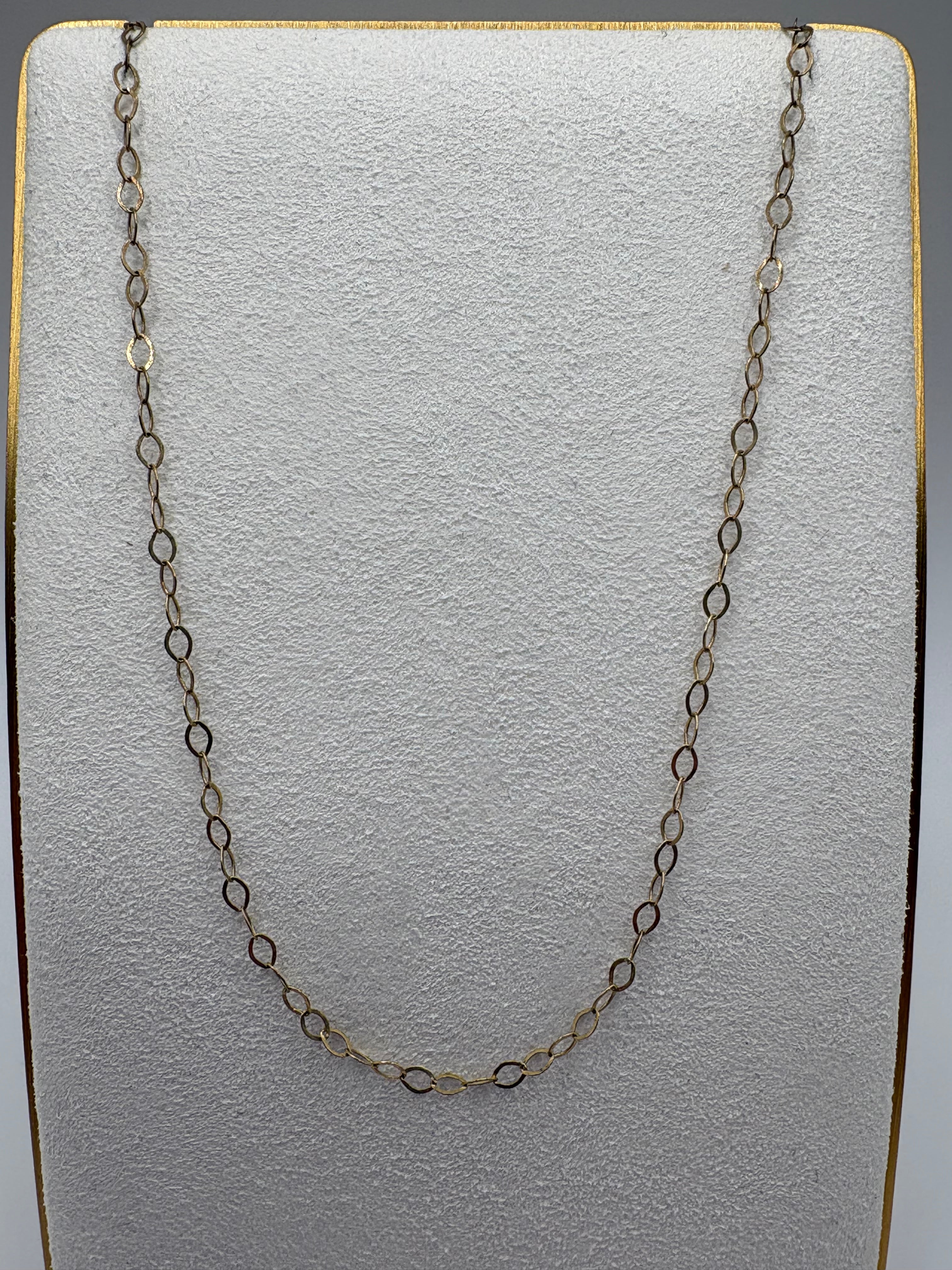 9ct gold 18 inch chain (10)