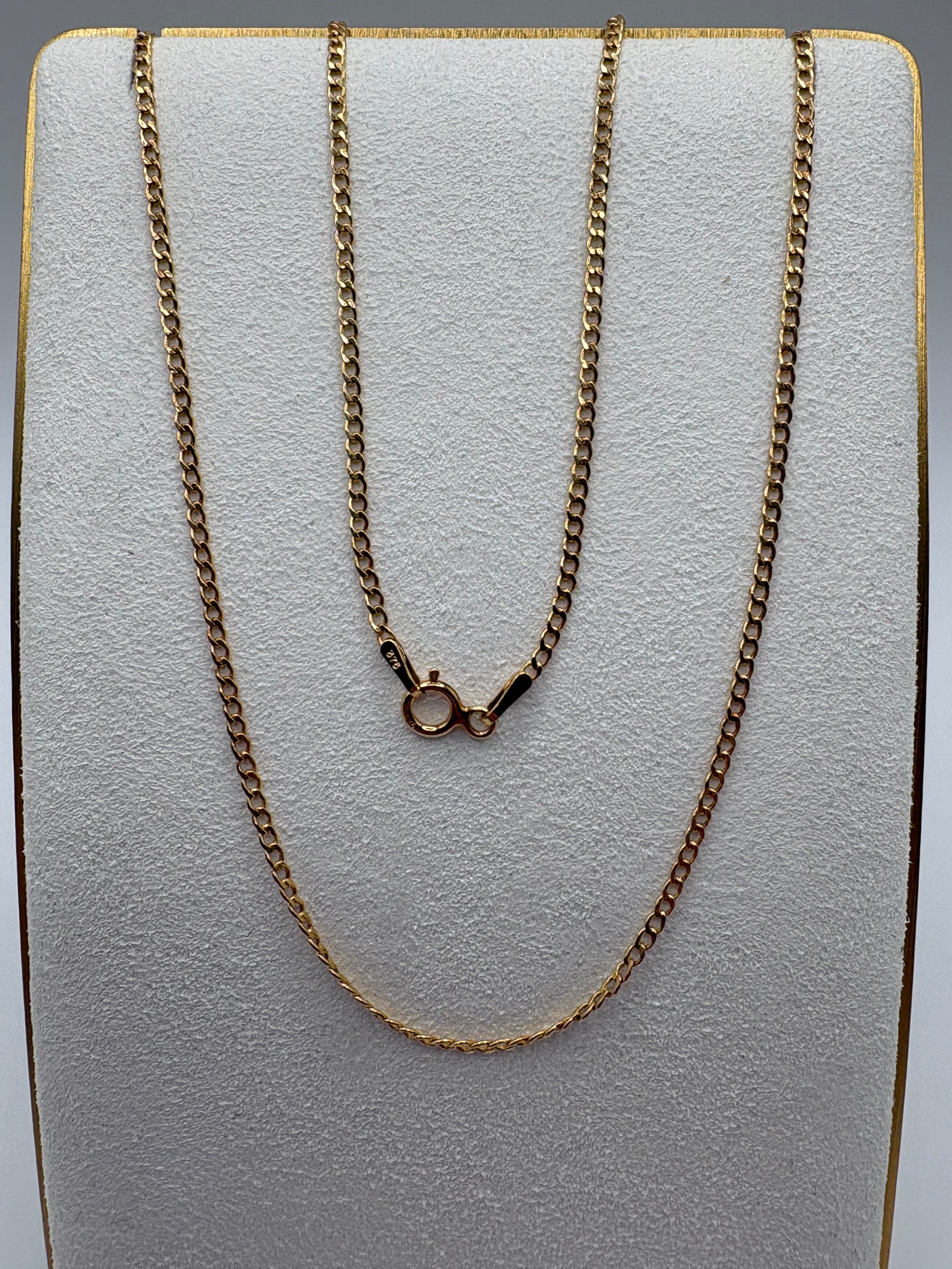 9ct gold 16 inch chain (9)