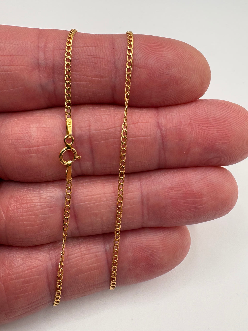 9ct gold 16 inch chain (9)