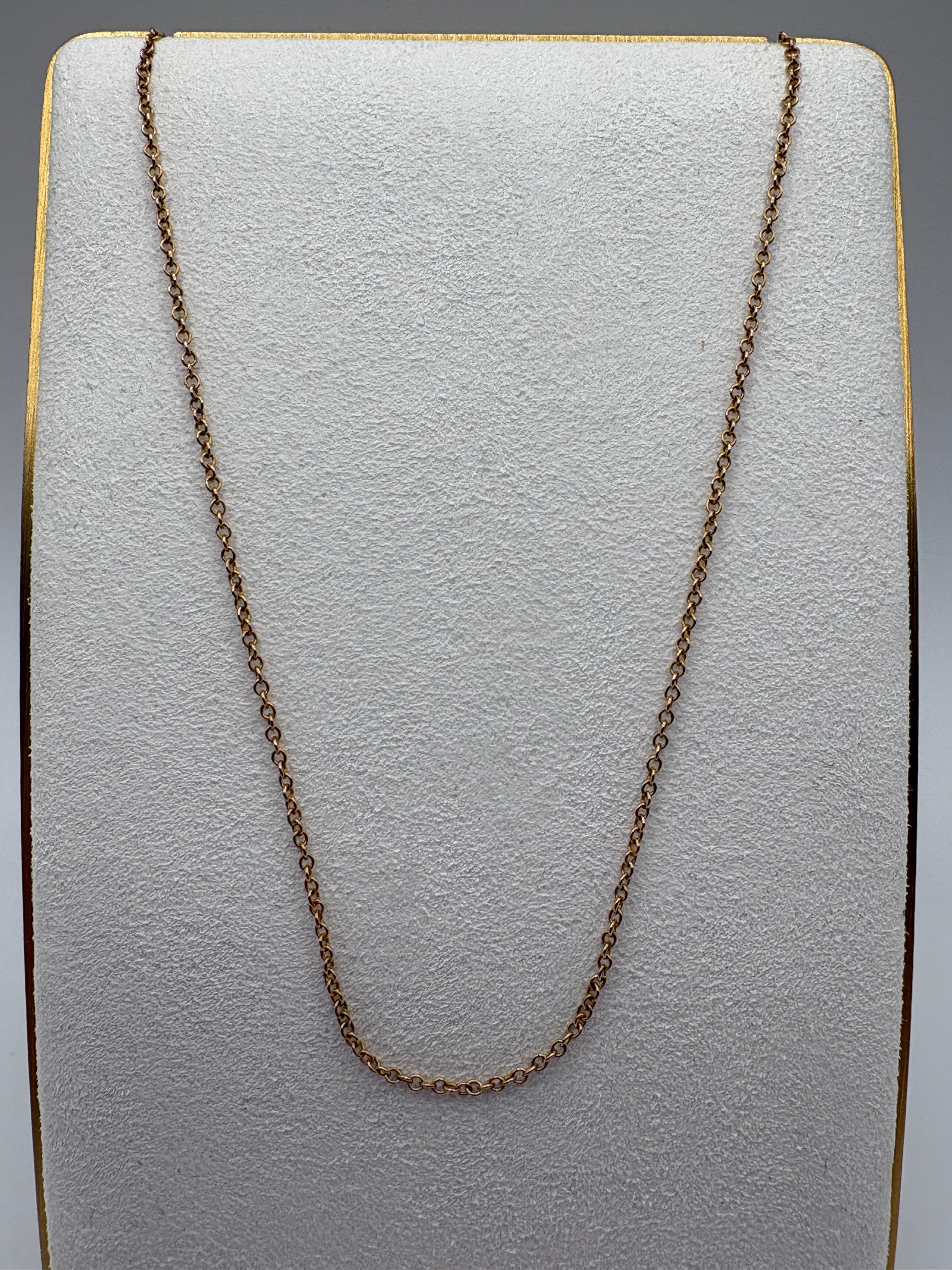9ct gold 16inch chain (6)