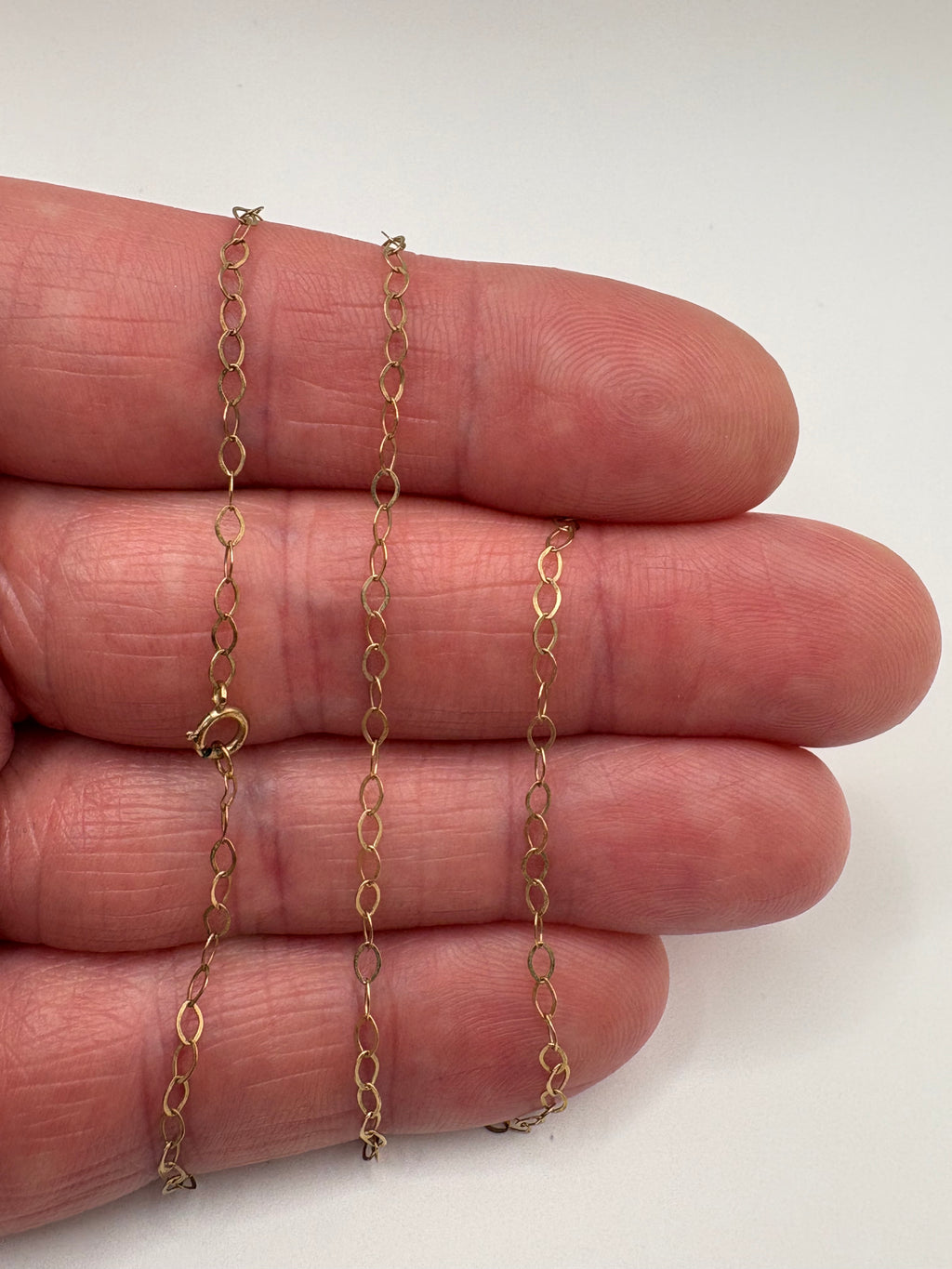 9ct gold 18 inch chain (10)
