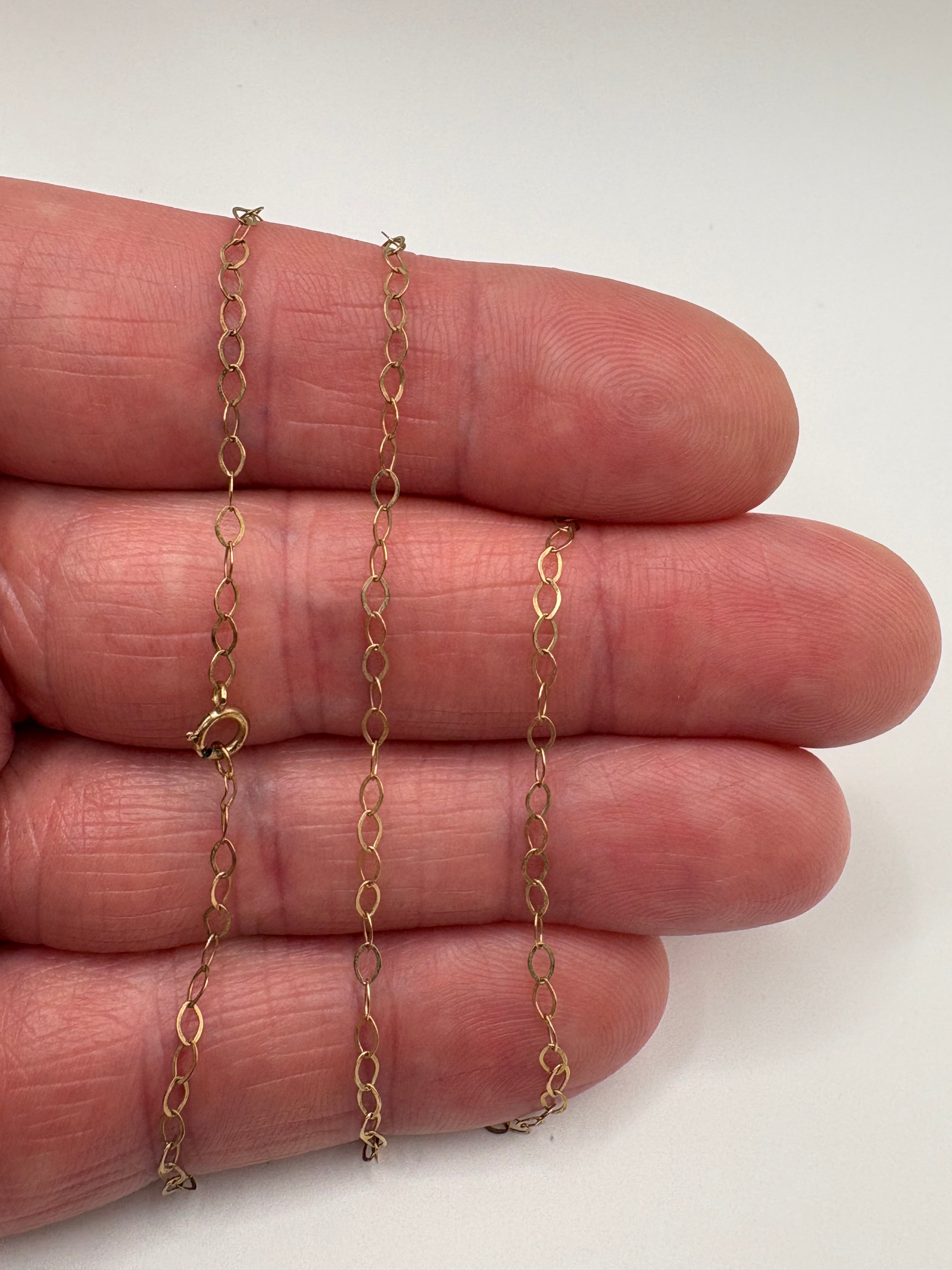 9ct gold 18 inch chain (10)