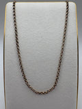 9ct gold antique 18 inch belcher chain (5)