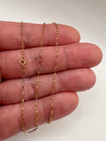 9ct gold 16 inch belcher chain (3)