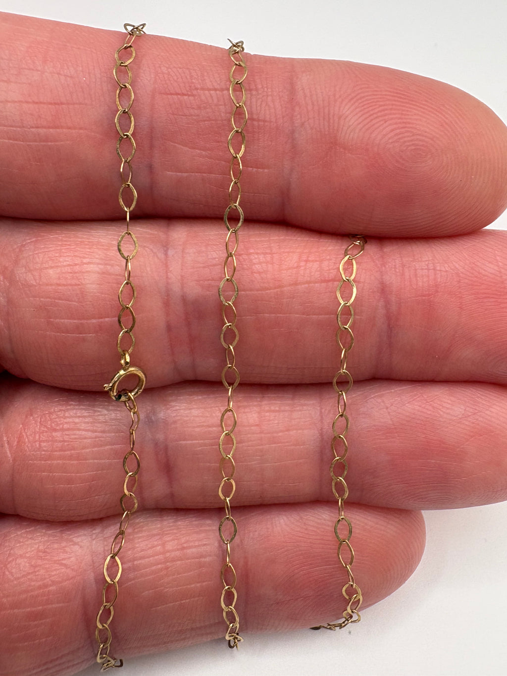 9ct gold 18 inch chain (10)