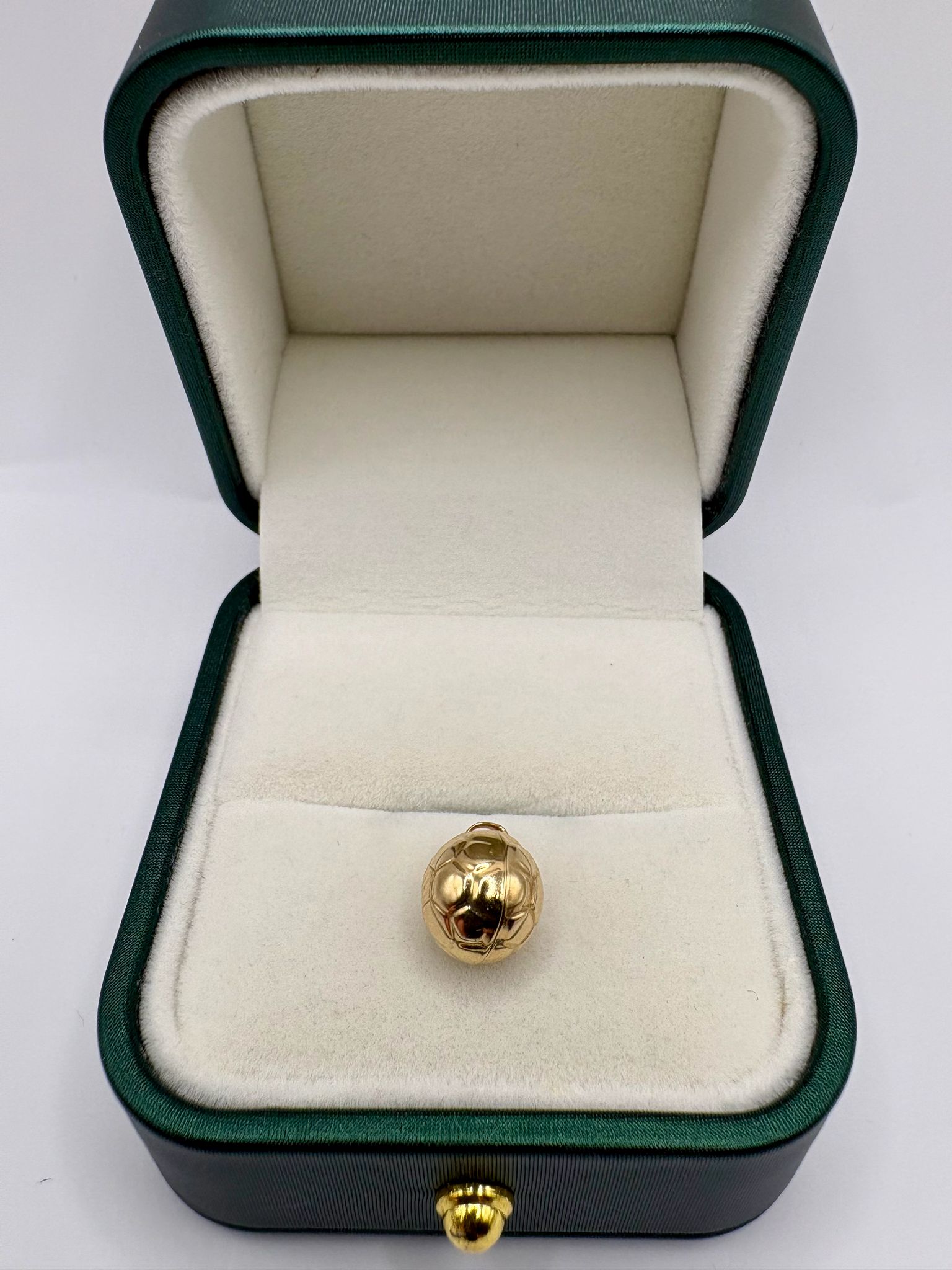 9ct gold football charm