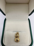 9ct gold cat charm