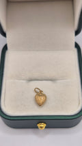 9ct gold heart charm