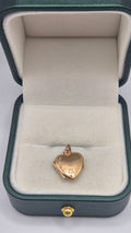 9ct gold floral heart locket