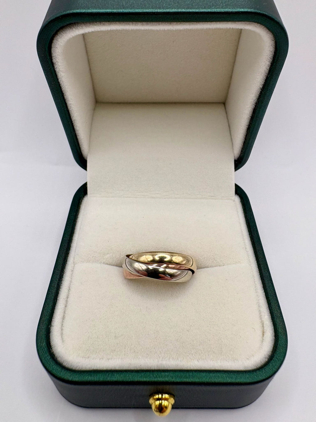 9ct tri gold Russian band