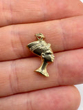 9ct gold Nefertiti charm