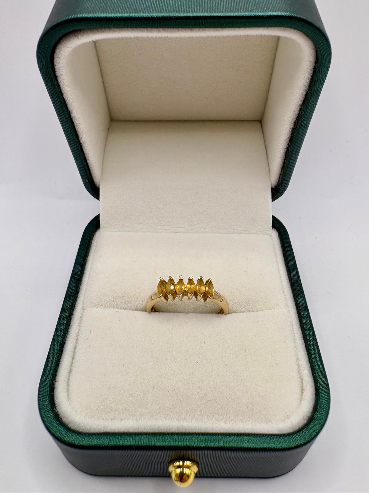 9ct gold Citrine ring
