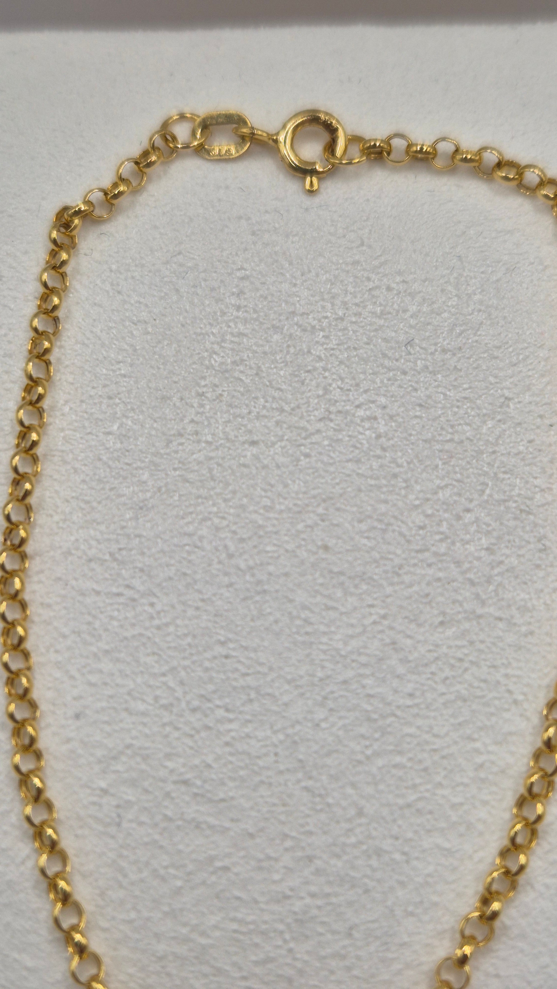9ct gold belcher bracelet