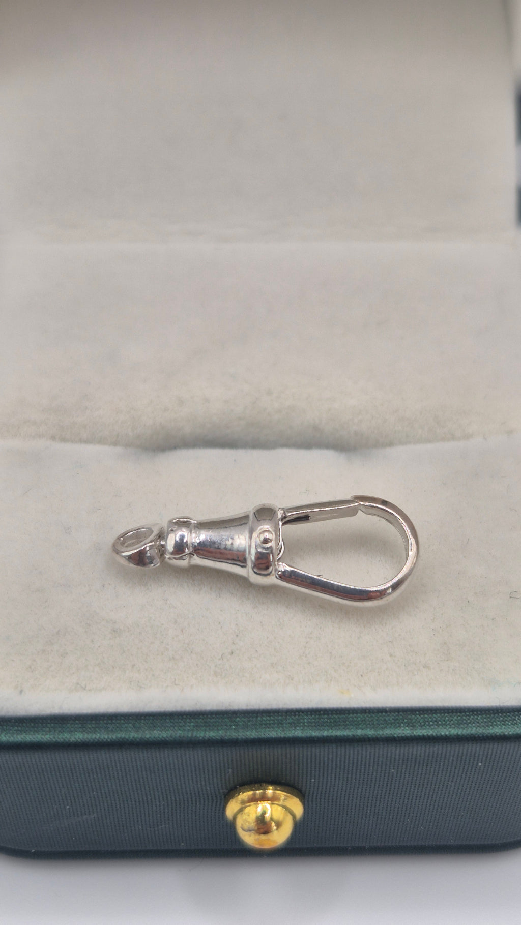 Silver swivel dog clip 24mm