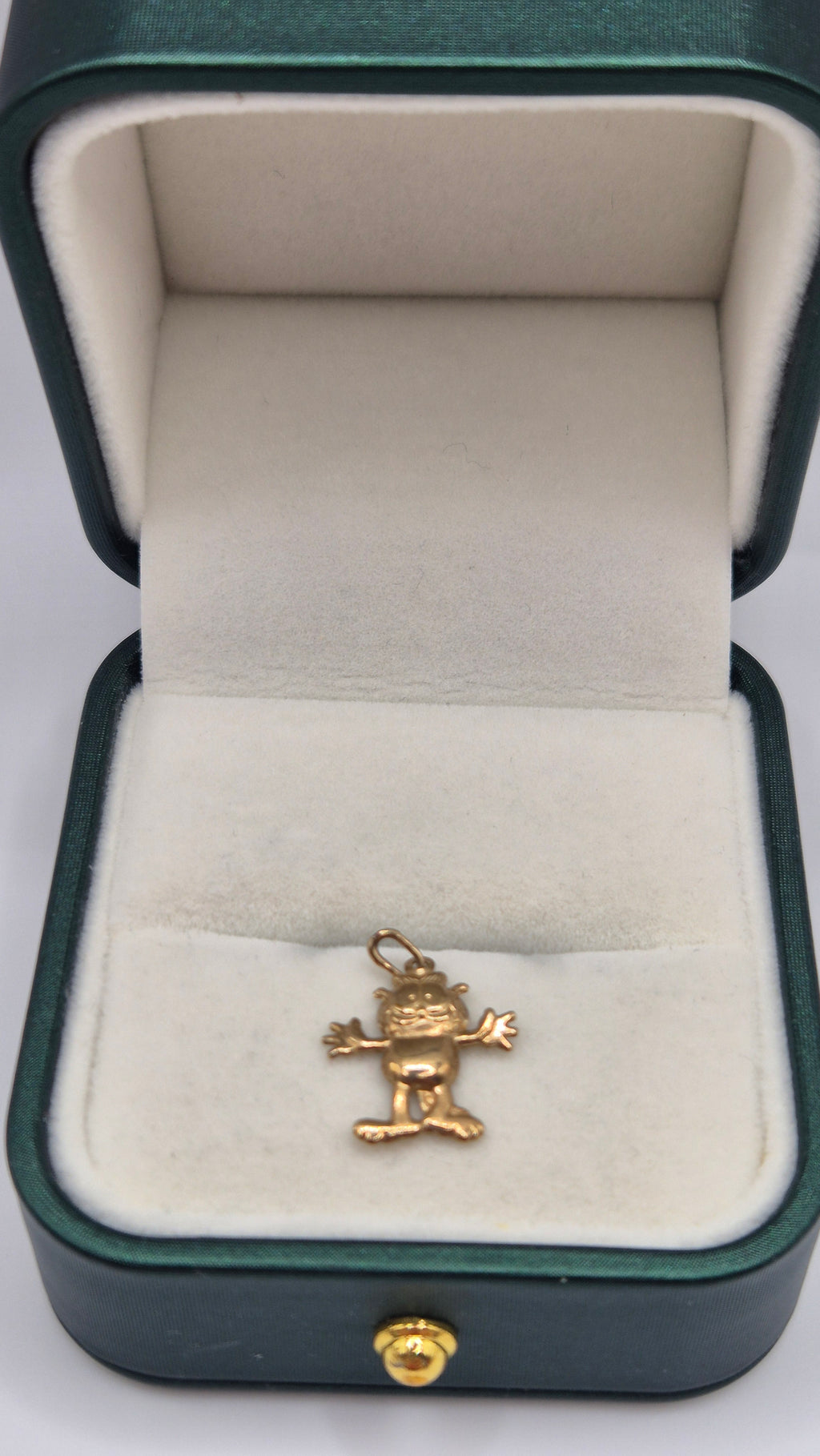 9ct gold garfield charm