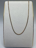 9ct gold 18inch chain
