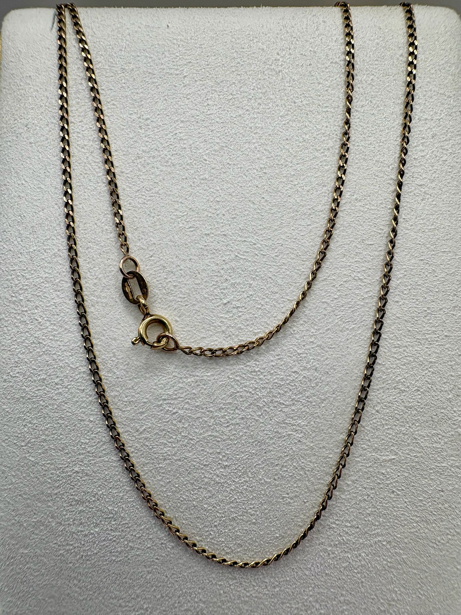 9ct gold 20inch chain