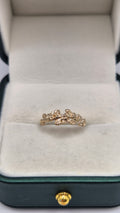 9ct gold forget me knot ring