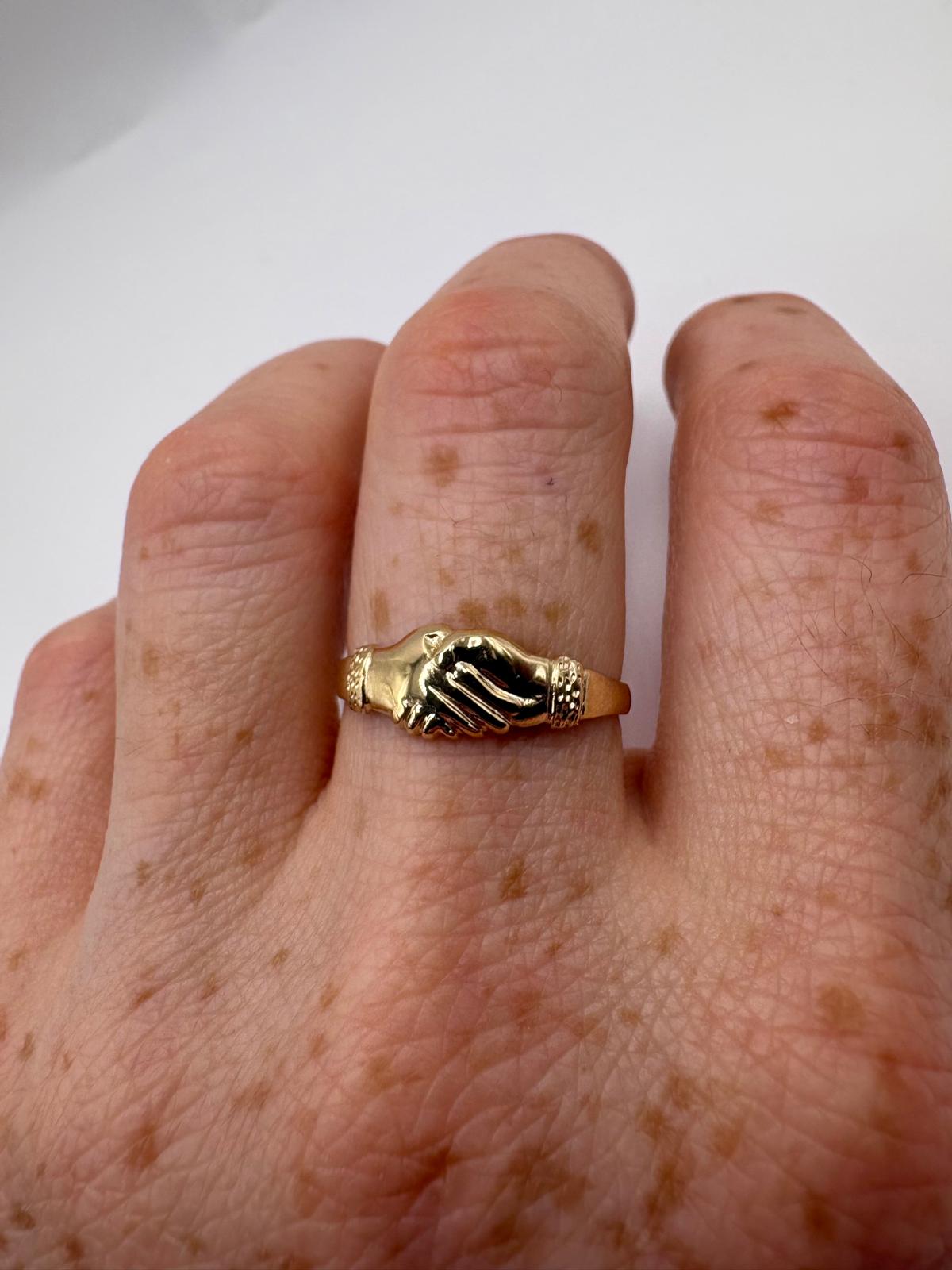 9ct gold friendship ring