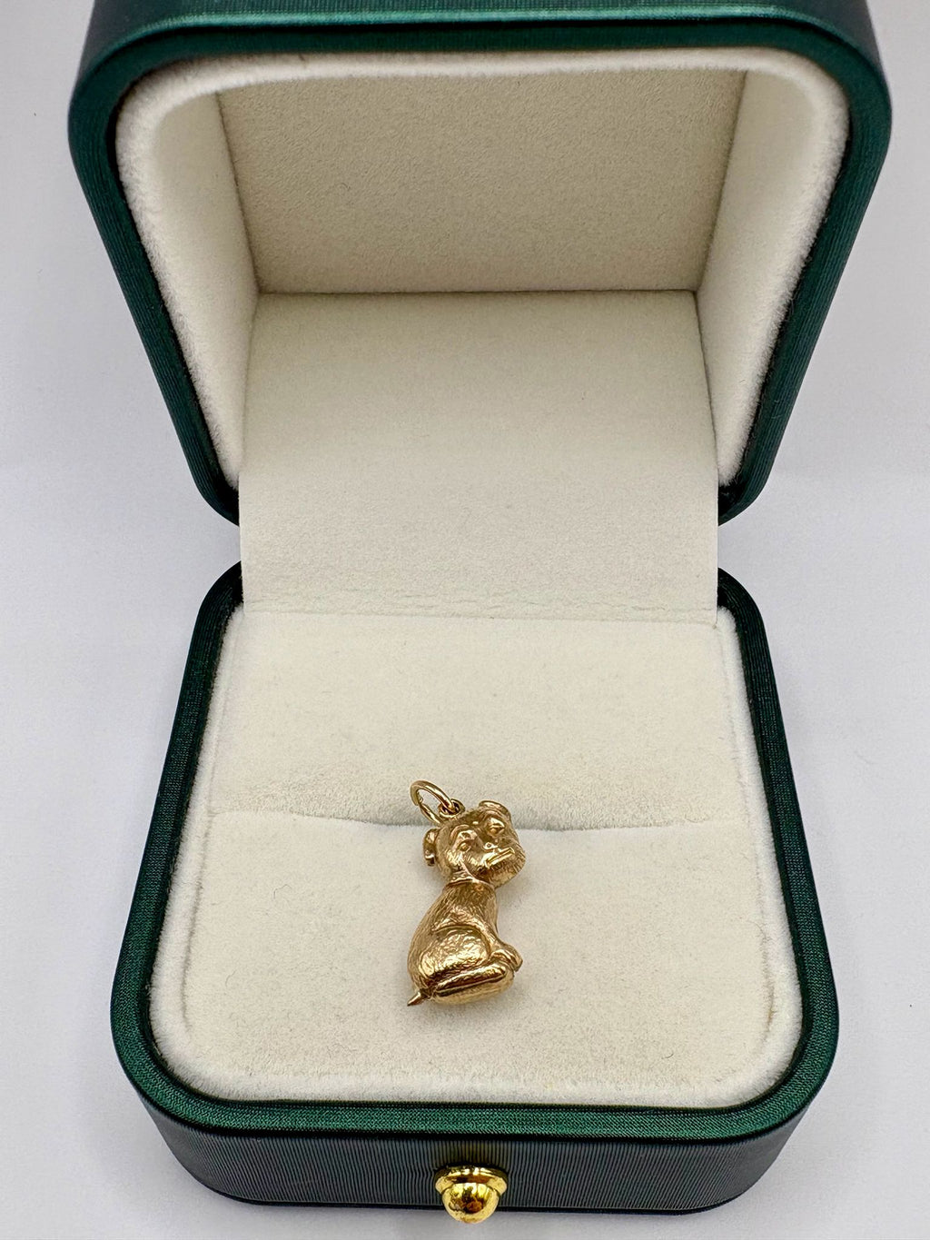 9ct gold dog charm