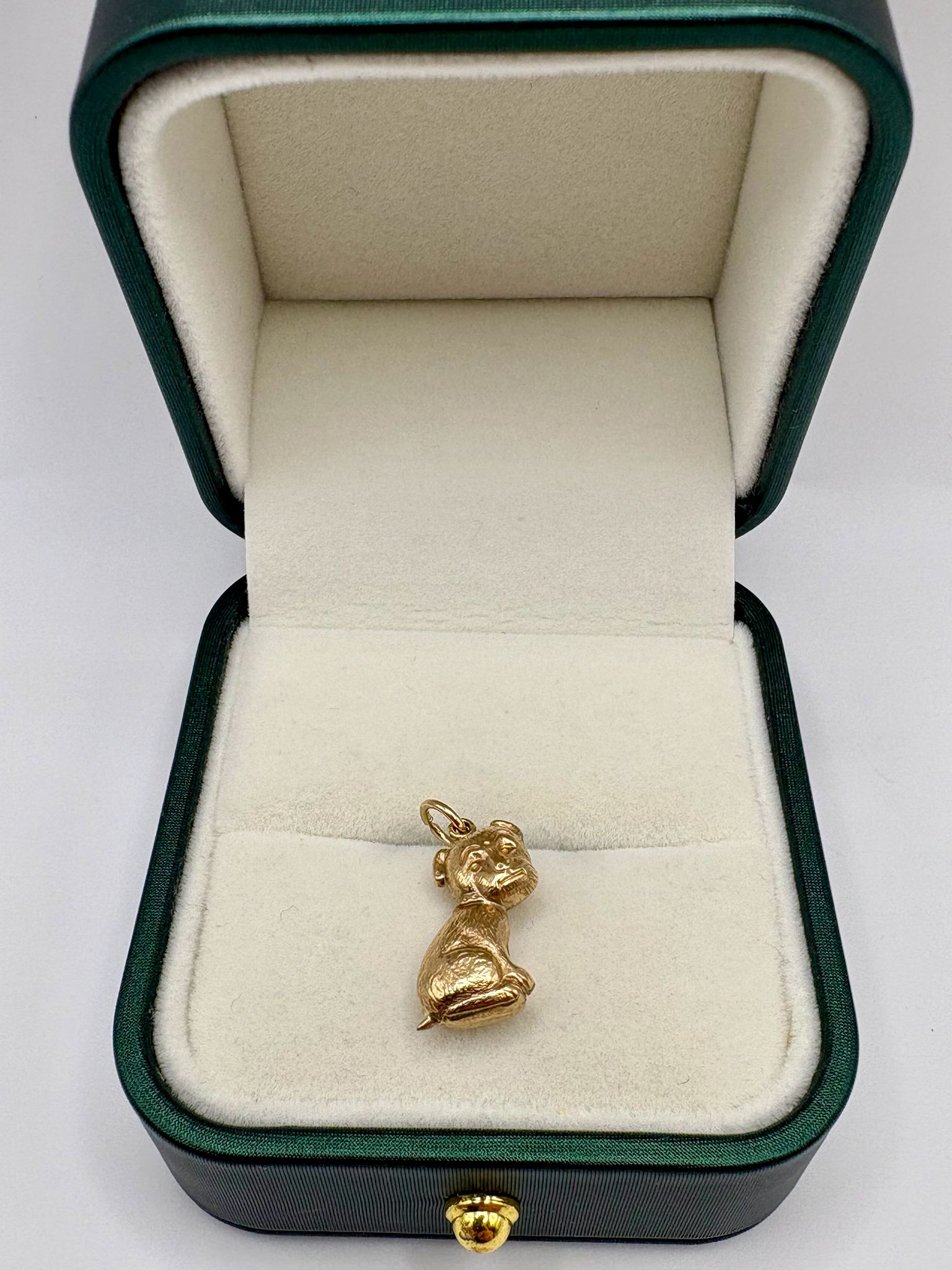 9ct gold dog charm
