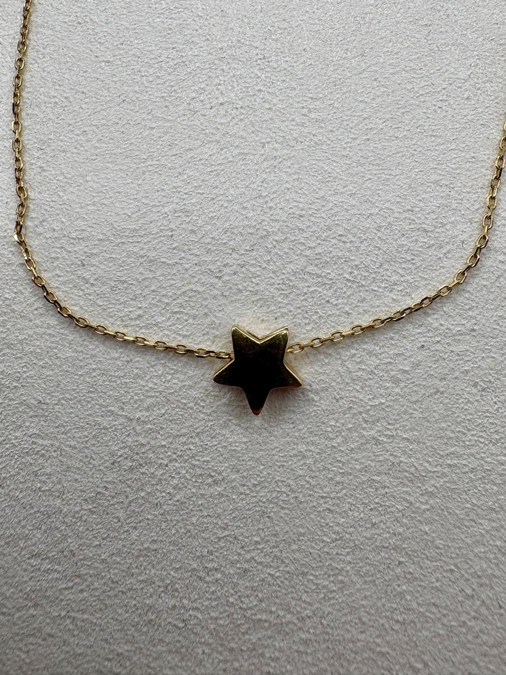 9ct gold star bracelet