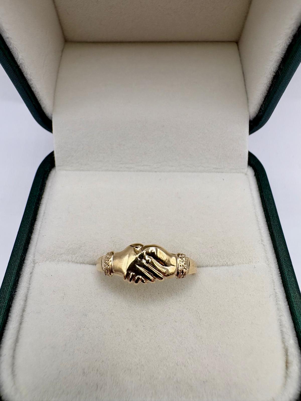 9ct gold friendship ring
