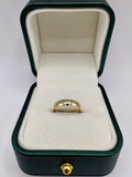 9ct gold band ring