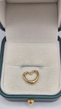 9ct gold heart pendant