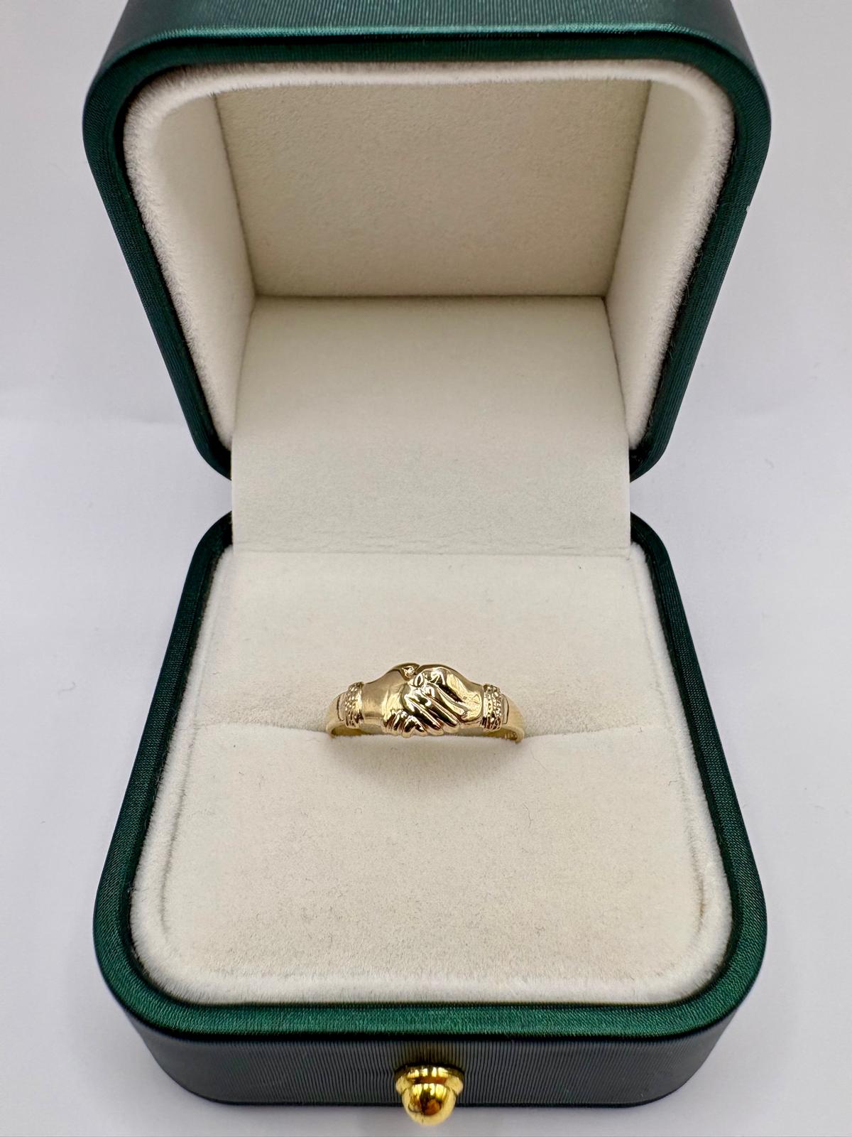 9ct gold friendship ring