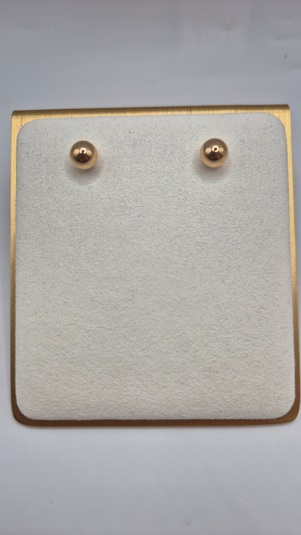 9ct gold ball stud earrings