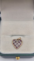 9ct gold heart pendant