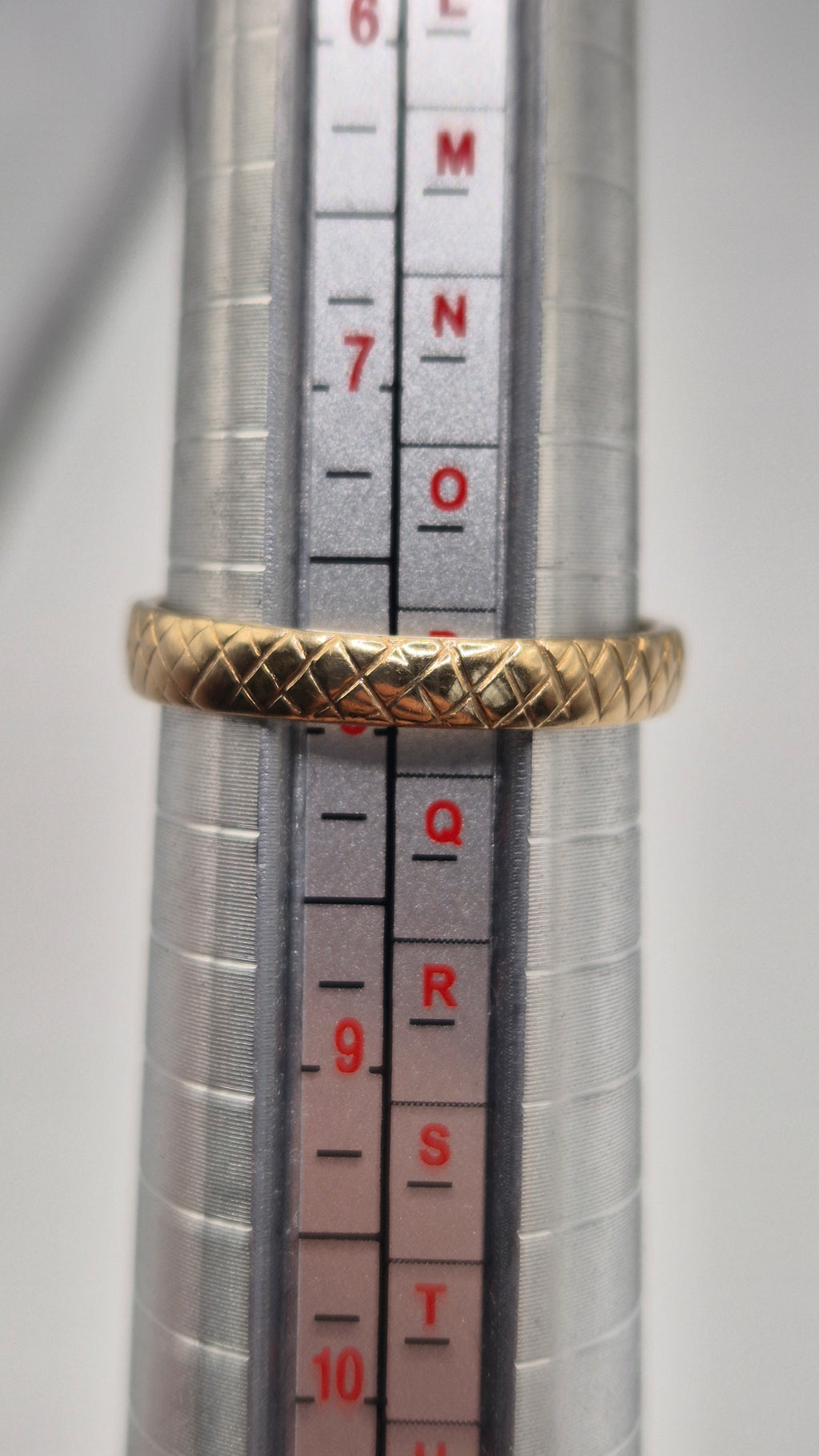 9ct gold garnet snake ring