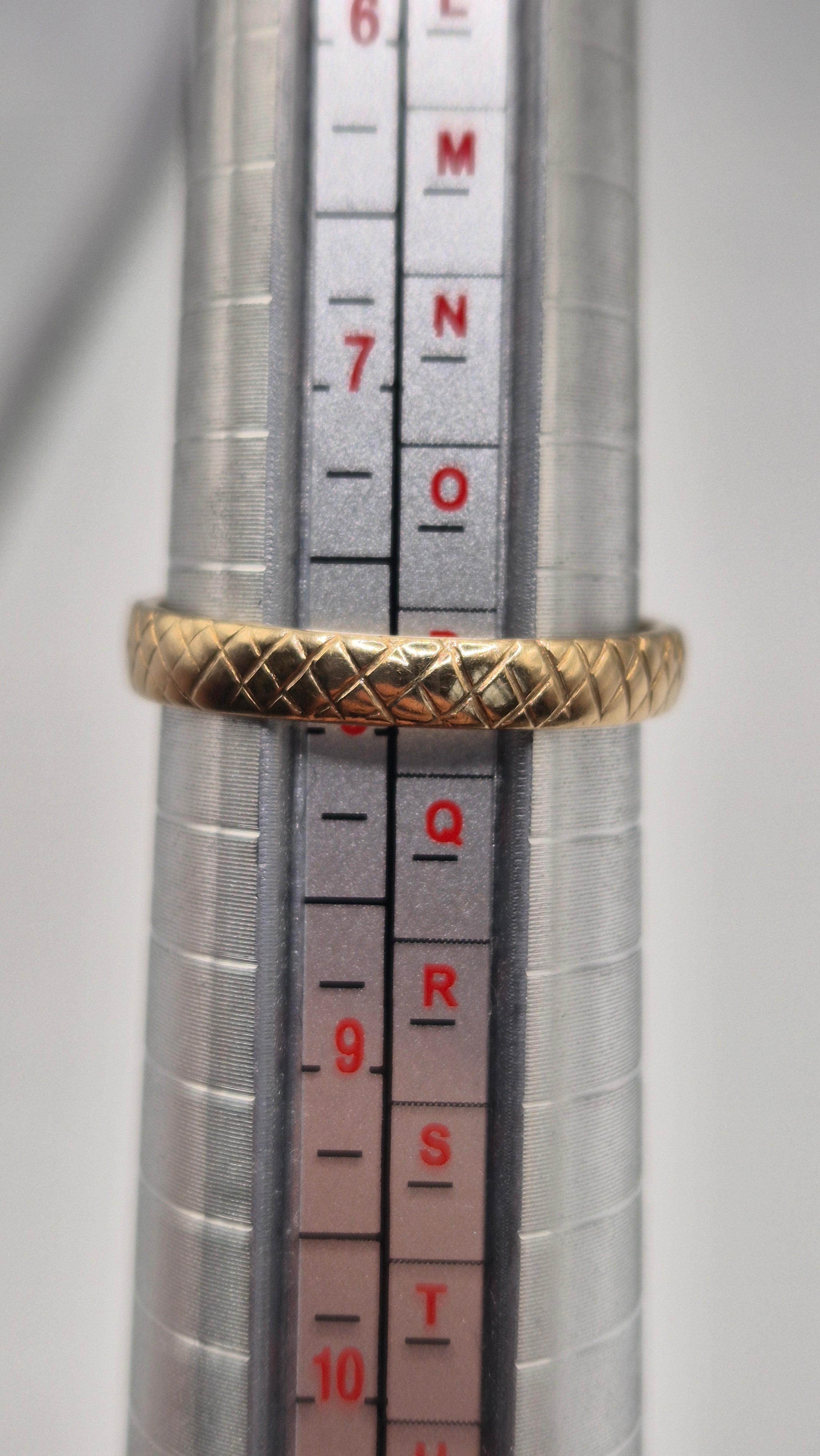 9ct gold garnet snake ring