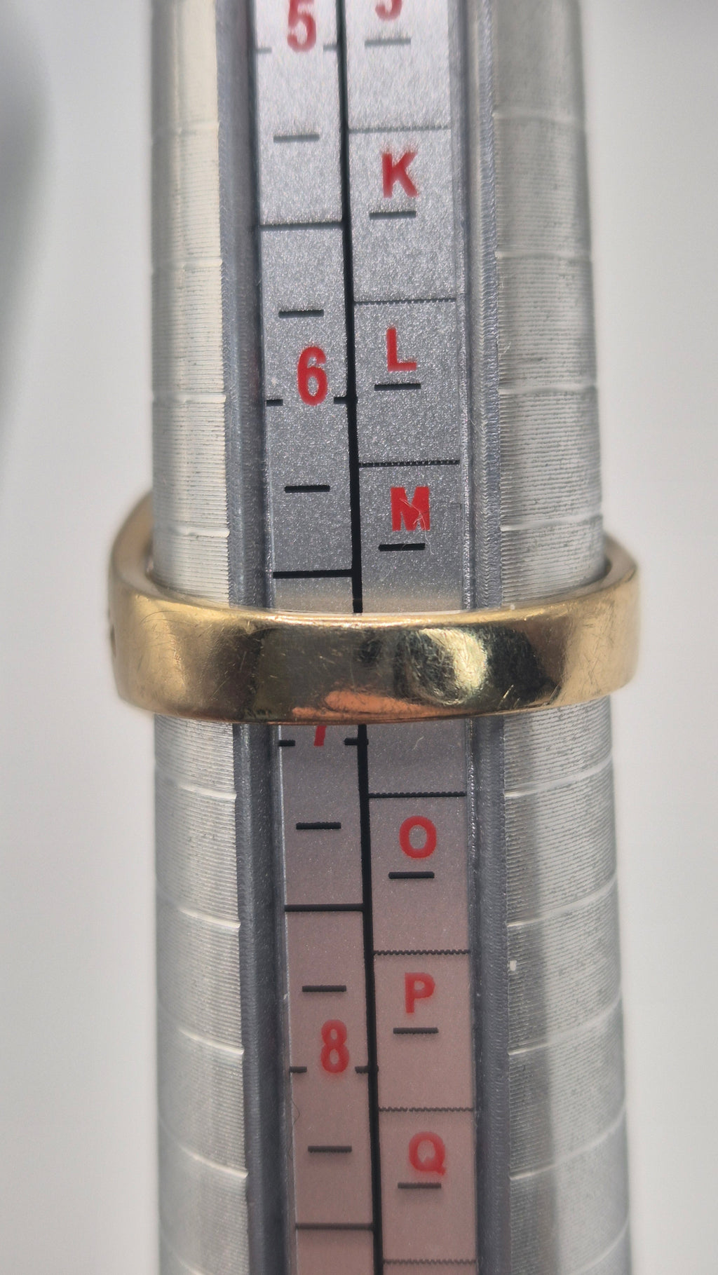 9ct gold dome ring