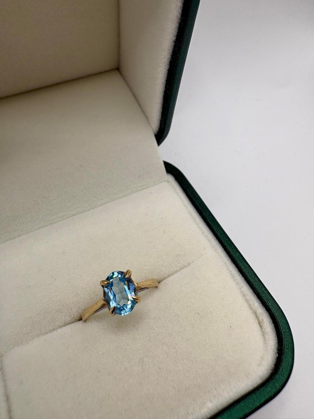 9ct gold topaz ring