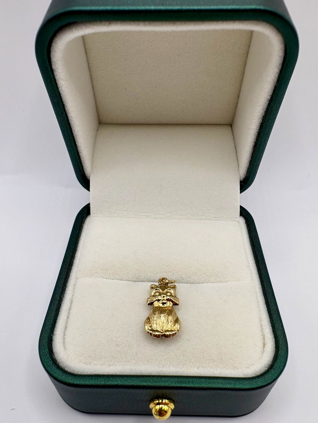 9ct gold cat charm