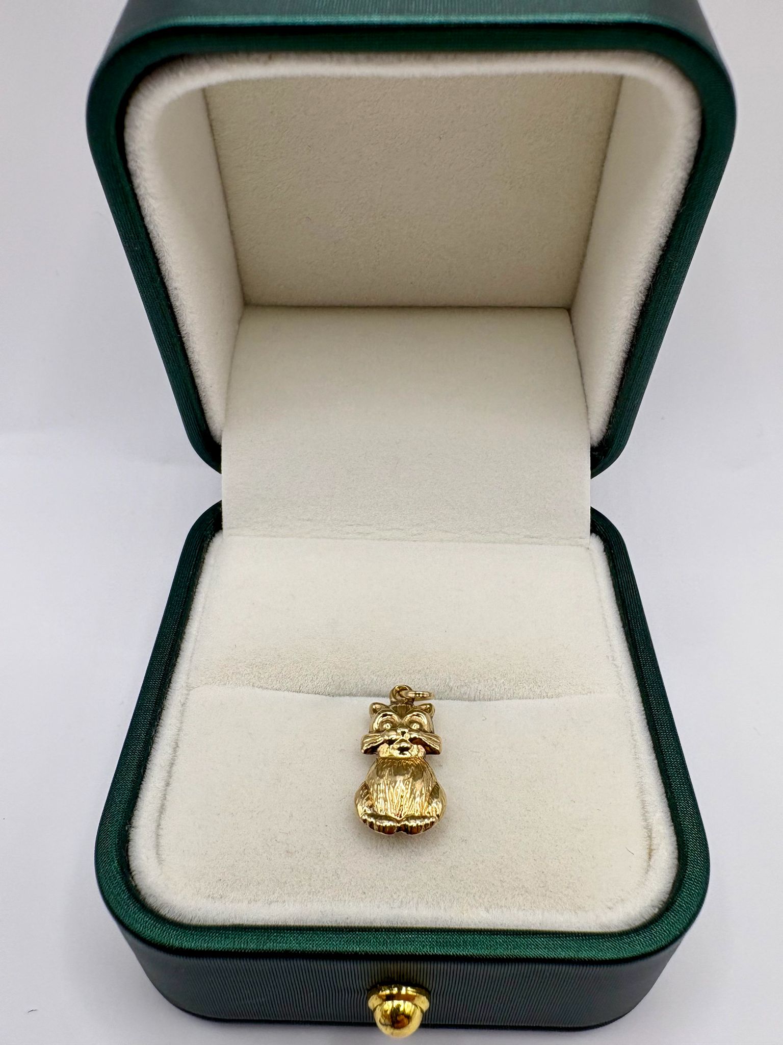 9ct gold cat charm