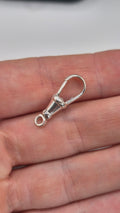 Silver swivel dog clip 24mm