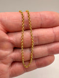 9ct gold belcher bracelet (2)