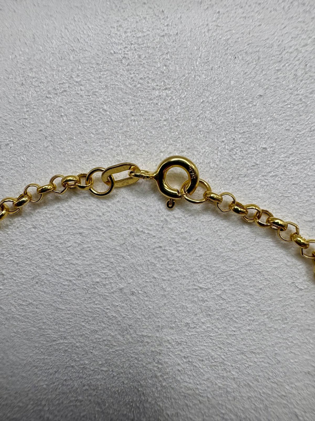 9ct gold belcher bracelet (2)