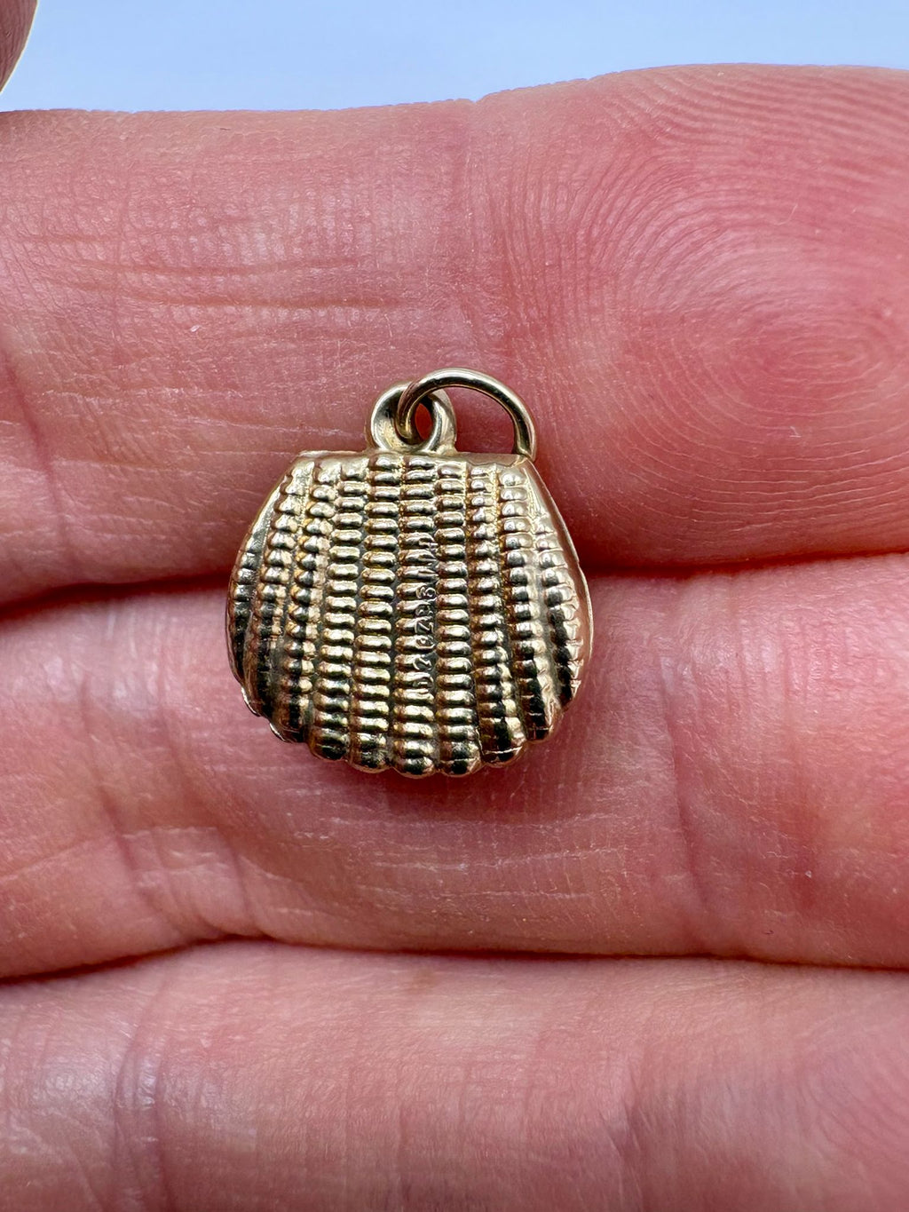 9ct gold purse charm