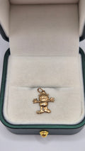 9ct gold garfield charm
